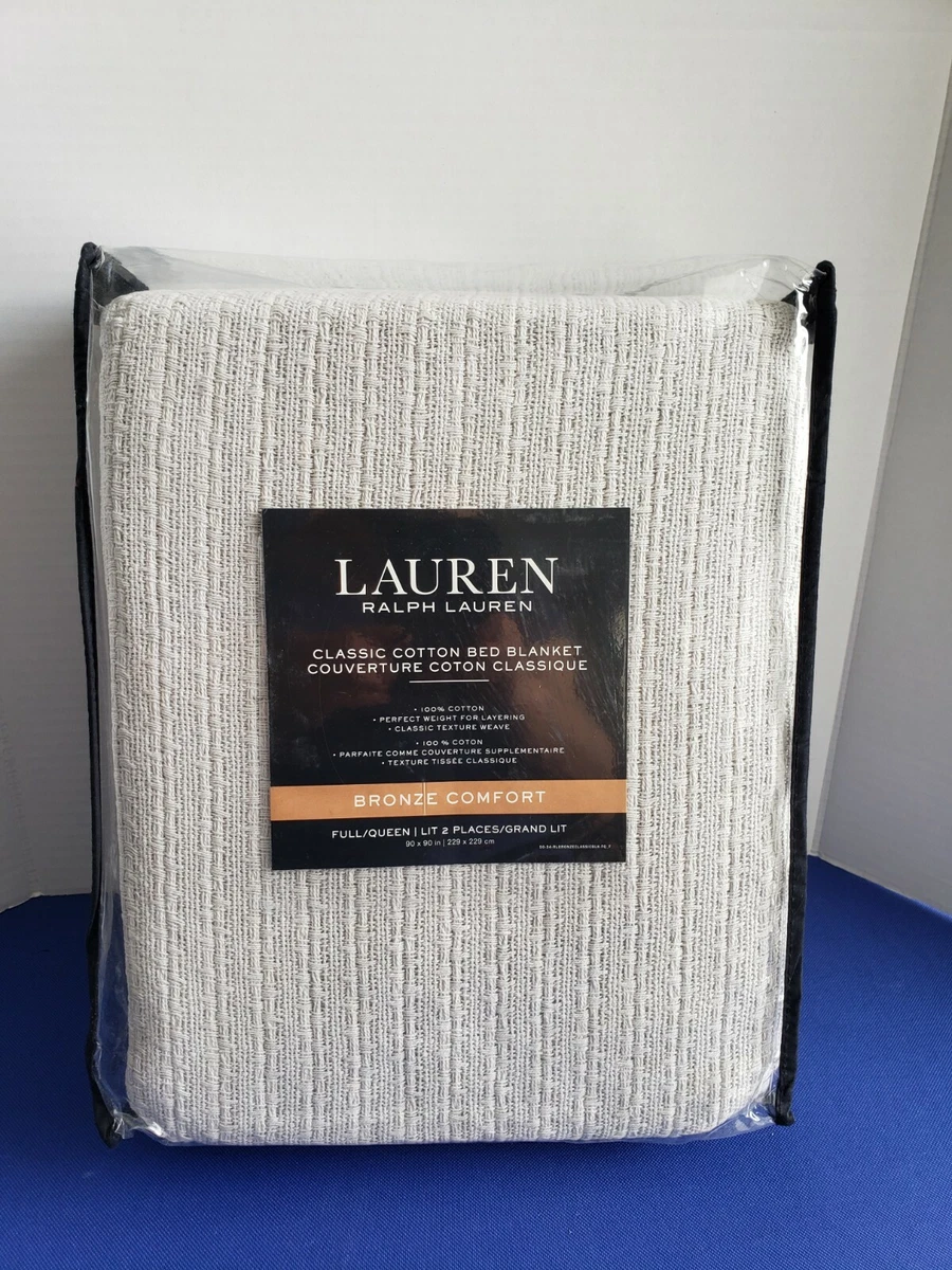Ralph lauren cotton bed blanket Clearance