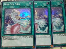 Yugioh Deep Sea Aria X3 Super MP21-EN076 1st Near Mint Playset