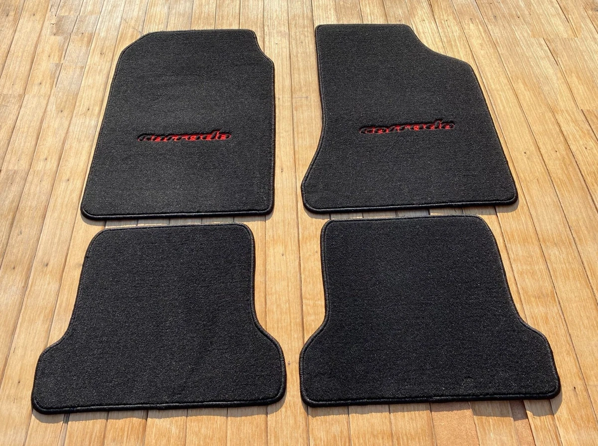 Fit For VW Corrado G 60 Floor mats carpet Black Red Letter set of4