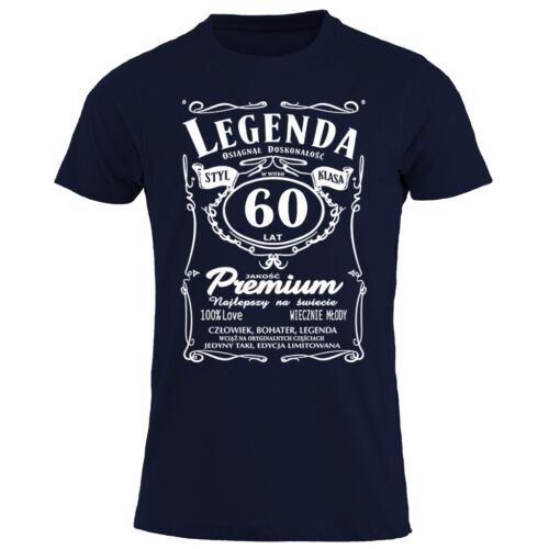 60 lat urodziny Legenda Smieszna Koszulka camiseta pulida Prezent Dla Mezczyzn PL - Imagen 16 de 20