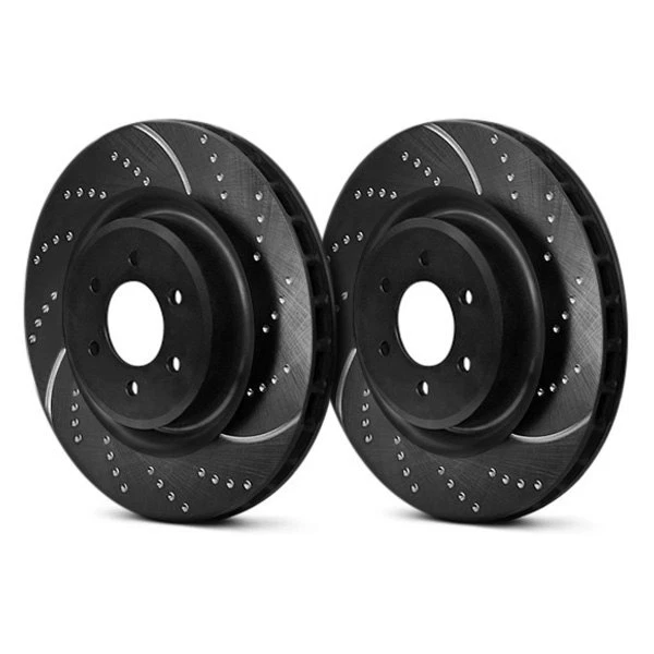 Kit de frenos traseros con hoyuelos y ranurados EBC Stage 8 Super Truck para 11-18 Ram 1500 Foto 3 de 4