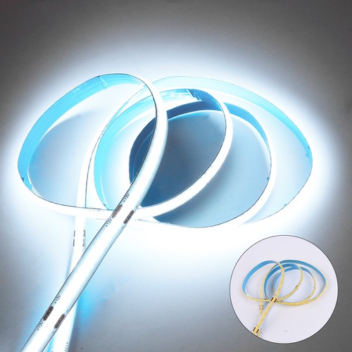 12V High Density COB LED Strip Lights Flexible Tape Light Home DIY Lighting 1-5M - Picture 2 of 17