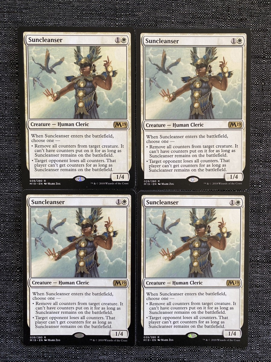 Suncleanser 1x FOIL M19 MTG Core Set 2019 Rare MINT white Suncleanser 1x FOIL M19 MTG Core Set 2019 Rare MINT white