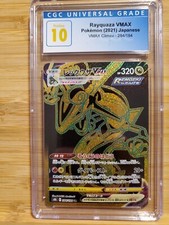 CGC 10 Pristine Rayquaza VMAX 284/184 Pokemon VMAX Climax Gold US Seller