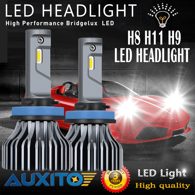 Auxito H11 H8 H9 Led Headlight High Low Beam B1 For Honda Civic Auxito H11 H8 H9 Led Headlight High Low Beam A3 For Honda Civic Odyssey Accord A