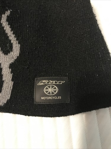 Adult Unisex Star Motorcycles Black Grey Flames Winter Hat Beanie One Size EPC - Picture 2 of 7