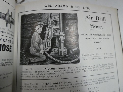 Wm ADAMS COY MELBOURNE ENGINEERING OIL MERCHANTS MACHINERY CATALOGUE BOOK - Picture 21 of 24