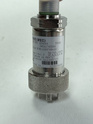 GENUINE HYDAC 4775-A-0300-CNB-002 PRESSURE TRANSDUCER SOLAR TURBINES 1089769-22 - Picture 8 of 8