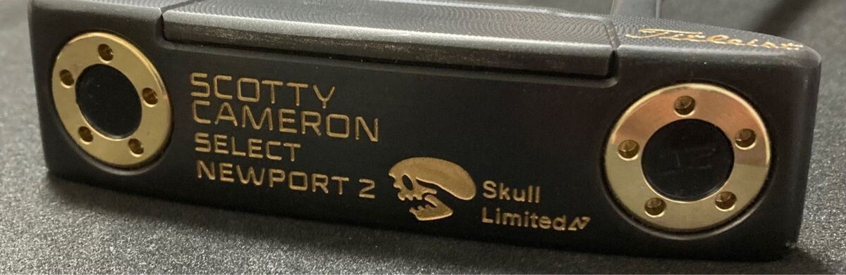Scotty Cameron SELECT NEWPORT 2 Skull Limited Custom Putter 34in w 
