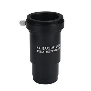 GoSky-1-25-Inch-5x-Fully-Blackened-Metal-Barlow-Lens-T-Adapter-for-Telescopes