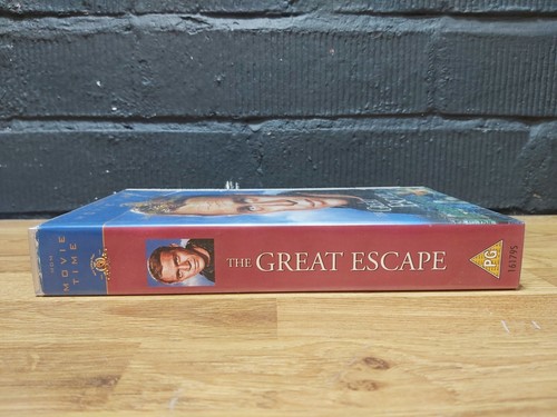 THE GREAT ESCAPE 1963/2001 - Steve McQueen - VHS Video - MGM - PAL FILM TAPE - Picture 5 of 5