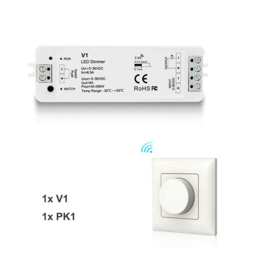 V1 LED Dimmer Switch 2.4G RF Remote Control Single color for cob led strip light - Picture 13 of 14