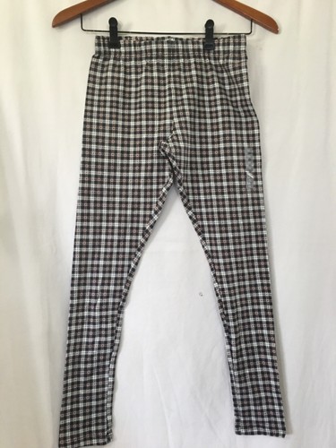 NWT Oshkosh Plaid Geo Leggings Girls Pink Gray White many sizes - Picture 3 of 3