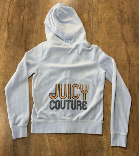 Vintage Juicy Couture 2-teiliger Trainingsanzug Y2K 2000er Babyblau Größe S - Bild 2 von 13