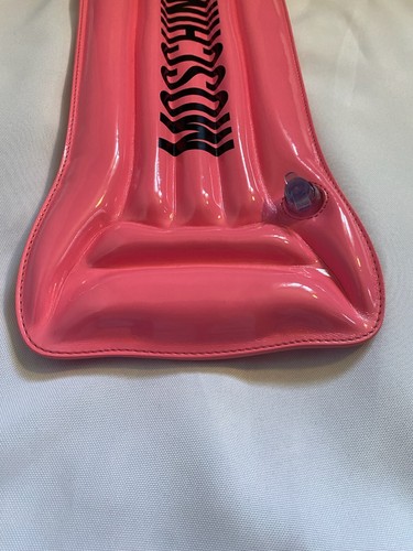 SS23 MOSCHINO Couture Jeremy Scott aufblasbare Matratze Lackleder rosa Clutch - Bild 4 von 14