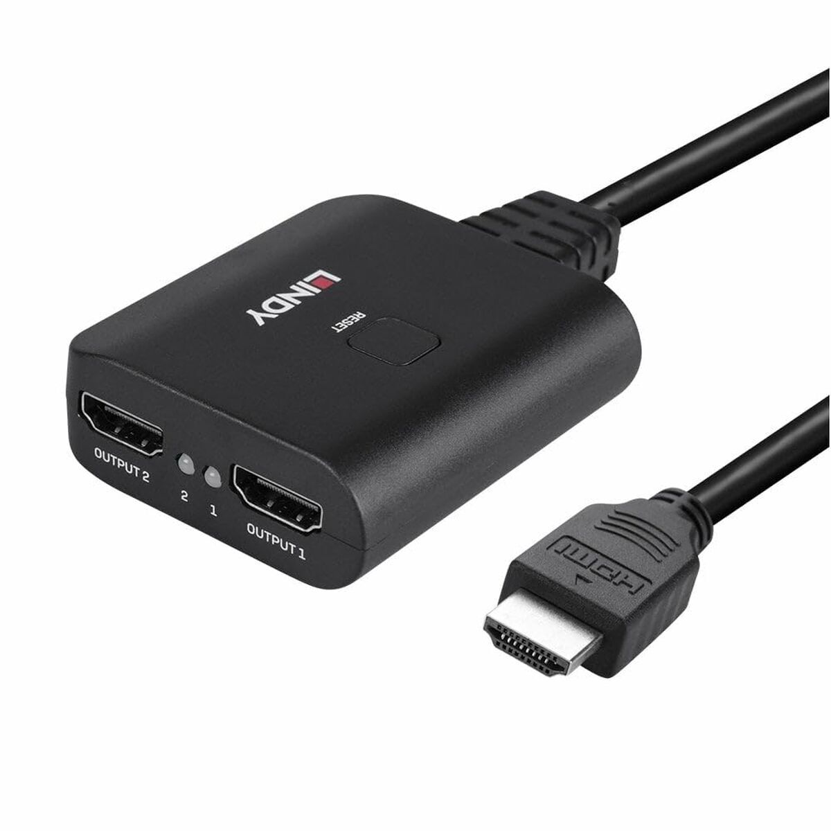 Thumbnail - Hdmi-zu-2 X Hdmi-adapter Lindy 38356 Schwarz