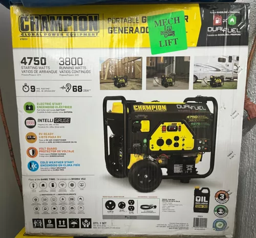 Champion 3800-Watt/4750-Watt Generator
