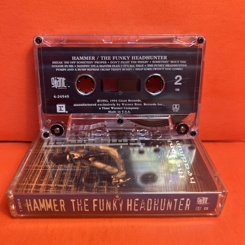 MC Hammer The Funky Headhunter Cassette Tape 1994 First Edition Mint - Picture 2 of 4