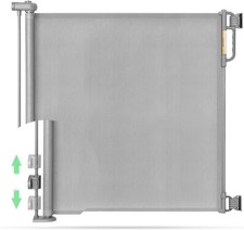 Momcozy Retractable Stair Gate for Baby - 140cm Extra Wide, 83cm Safety Gate