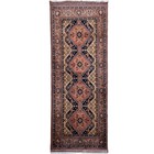 Handmade (3'0" x 6'7") Fine Belgique Wool Afghan Khal Mohammadi Runner Rug