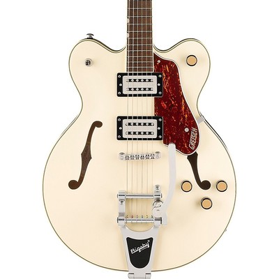Gretsch G2622T Streamliner Center Block Double-Cut, Bigsby Guitar Vintage White