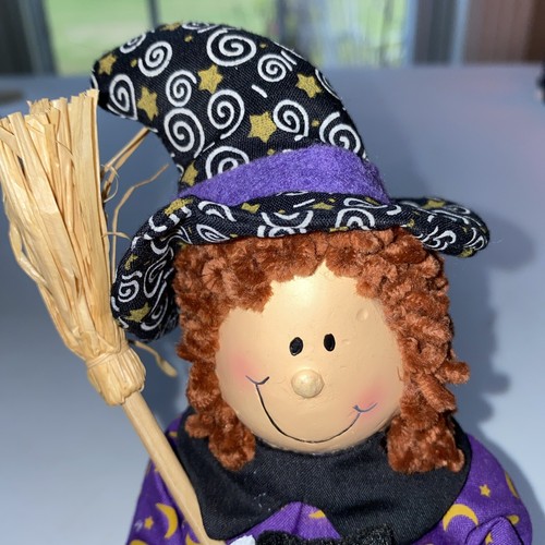 Avon Witch Porcelain Doll Shelf Sitter “ Witch On The Shelf” 12 Inches EUC - Picture 4 of 8