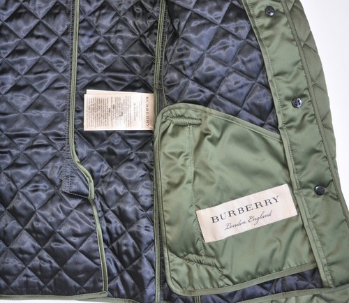 NWT Burberry Ashurst Quilted Jacket With Shearling Collar & Leather Trim S - Picture 12 of 13