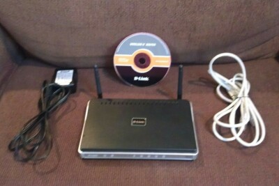 D-Link N300 300 Mbps 4-Port 10/100 Wireless N Router (DIR-615) Package