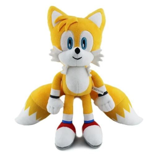 30CM Sonic the Hedgehog Plush Tails Knuckles Cute Xmas Gift Soft Toy for Kids - Picture 3 of 18