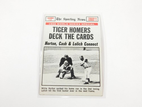 1968 World Series Special Tiger Homers Deck the Cards Game #2 Sporting News - 第 1/2 張圖片