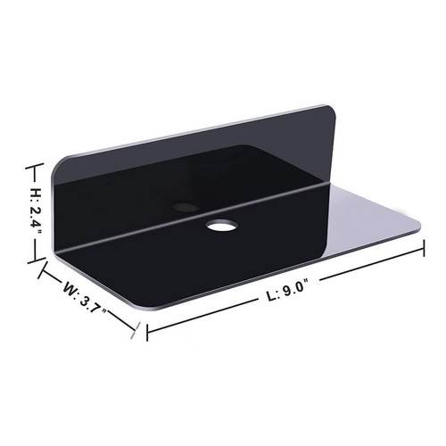1/2 pieza acrílico estante de pared tablero de pared estante colgante para altavoces pequeños Smartphone - Imagen 10 de 20