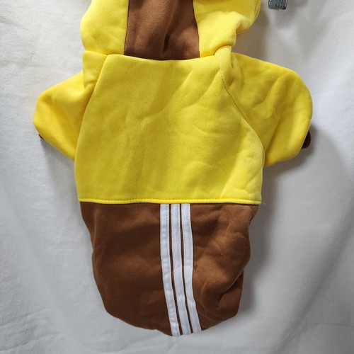 Pet Dog Clothes Warm Hoodie for Puppy, Yellow, M - Picture 3 of 4
