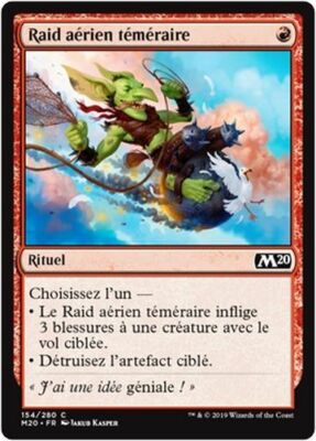MTG Magic M20 - (x4) Reckless Air Strike/Tamérair Air Raid, French/VF