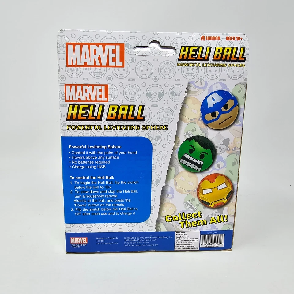 Marvel Heli Ball Hulk Powerful Levitating Sphere Helicopter Flies Up to 15' Feet - Image 3 of 4
