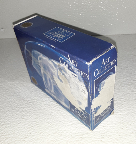Pisapapeles Cristal d'Arques Elefante Esmerilado Cristal Cristal Cristal De Colección En Caja - Imagen 3 de 3
