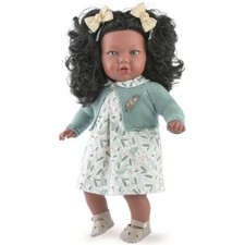 MARINA & PAU Bambola Alina Forest 45cm di Colore Capelli Scuri in Scatola