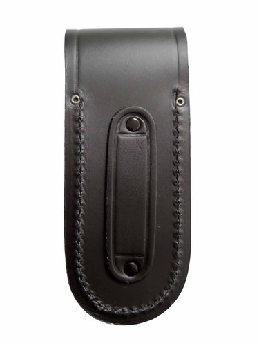 Leder Etui für Taschenmesser bis 14 cm Grifflänge Tasche für Gürtel Schwarz - Picture 2 of 3