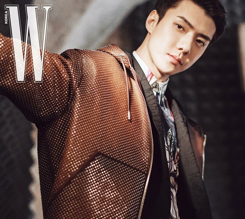 W Korea 2020 March EXO SeHun BIGBANG TaeYang /Whole Magazine /K FASHION, K-POP - Picture 2 of 2