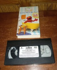 Elmos World Families, Mail & Bath Time (VHS, 2004) Sesame Street RARE!