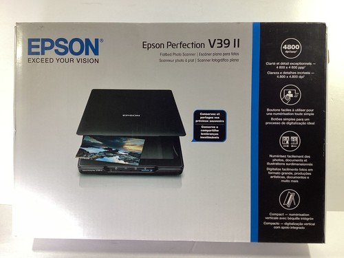 Epson Perfection V39 II Flatbed Photo Scanner 4800 dpi Brand New Sealed in Box - 第 1/3 張圖片