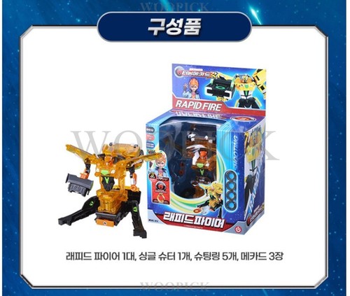 Turning Mecard God RAPID FIRE Turning Car Transformer Robot Toy Korean 2025 - Picture 6 of 6
