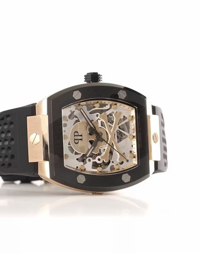 Philipp Plein PWBAA0121 Men's Automatic The $Keleton Silicone Band Watch - Picture 5 of 14