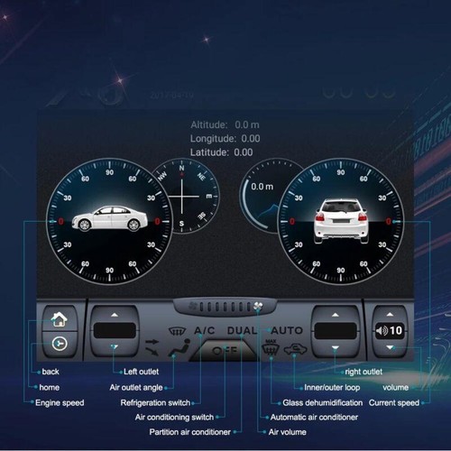 12.1" Touchscreen Radio Android Gps Navigation For Ford Mondeo Fusion 2013~2018 - Picture 6 of 12