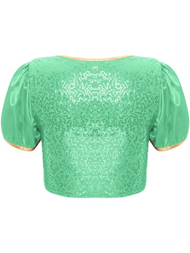 Damen Top genäht Kostüme indische Bluse Bollywood Cosplay Sari Outfit Rave - Bild 33 von 59