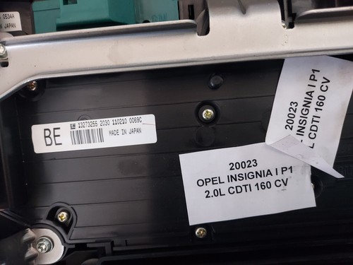 Commande Chauffage Clim / Multimédia - OPEL INSIGNIA I (1) - Réf : 13273102 - Picture 5 of 7