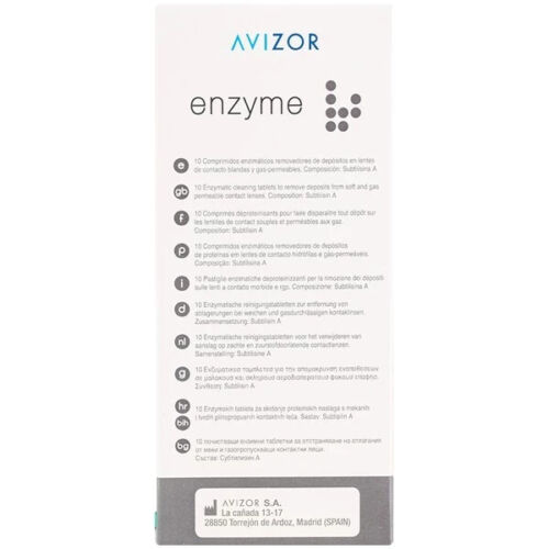 2 Scatole Avizor PRO-ENZYME Proteine Remover Compresse 12 Lenti a Contatto Morbide e Dure - Foto 4 di 4