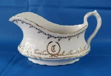 Vintage Homer Laughlin Hudson Gravy Boat 6 1/2 " Long