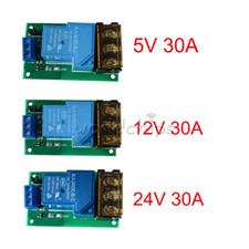 DC 5V/12V/24V 30A Relay Module Optocoupler Isolation High  Low Level Trigger
