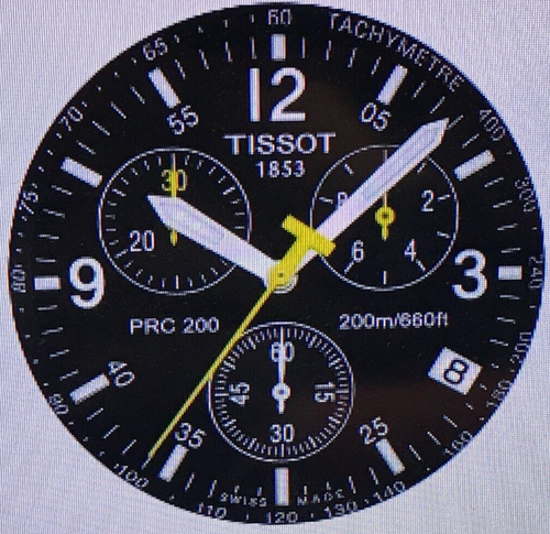 NEW OLD STOCK Tissot Black Dial T0554171105700 for Tissot T17.1.586.52 PRC 200 - Picture 8 of 8