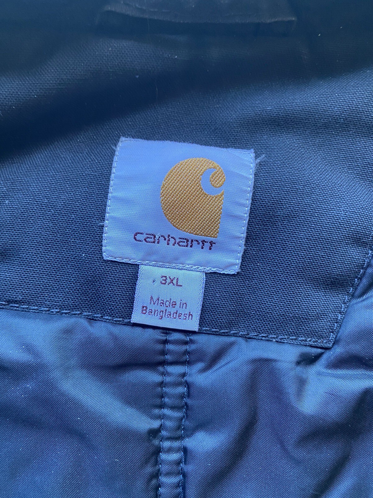 Carhartt Men's Quick Duck Jefferson Vest 3M Thinsulate Color Black Size